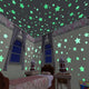 100-Pack Glow in the Dark Star Wall Stickers
