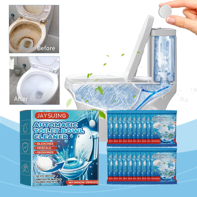 Toilet Bowl Cleaning Tablets 20-Pack with Descaler