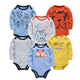 Baby Long Sleeve 100% Cotton Bodysuit Set 0-12 Months