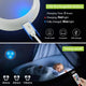 USB Rechargeable RGBW LED Cabinet Puck Light with Remote