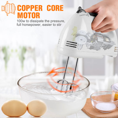 7-Speed Handheld Electric Kitchen Hand Mixer