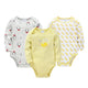 Baby Long Sleeve 100% Cotton Bodysuit Set 0-12 Months