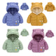Kids' Warm Velvet Print Pajama Set Ages 1-14