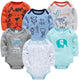 Baby Long Sleeve 100% Cotton Bodysuit Set 0-12 Months