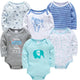 Baby Long Sleeve 100% Cotton Bodysuit Set 0-12 Months