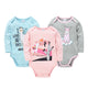 Baby Long Sleeve 100% Cotton Bodysuit Set 0-12 Months