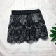 Women's Sheer Lace Mesh Mini Skirt
