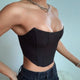 Women's Off-Shoulder Corset Bustier Crop Top