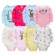 Baby Long Sleeve 100% Cotton Bodysuit Set 0-12 Months