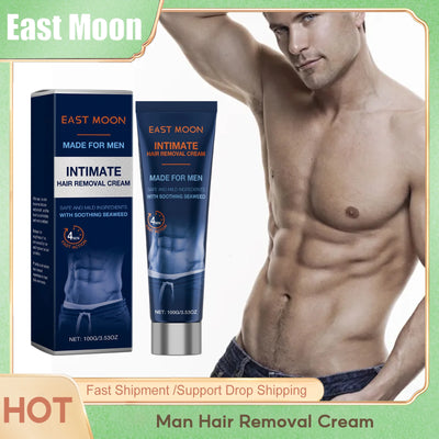East Moon Avocado Men's Hair Removal Cream Non-Irritating