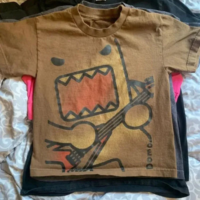 Kawaii Y2K Oversized Funny Print Retro Tee