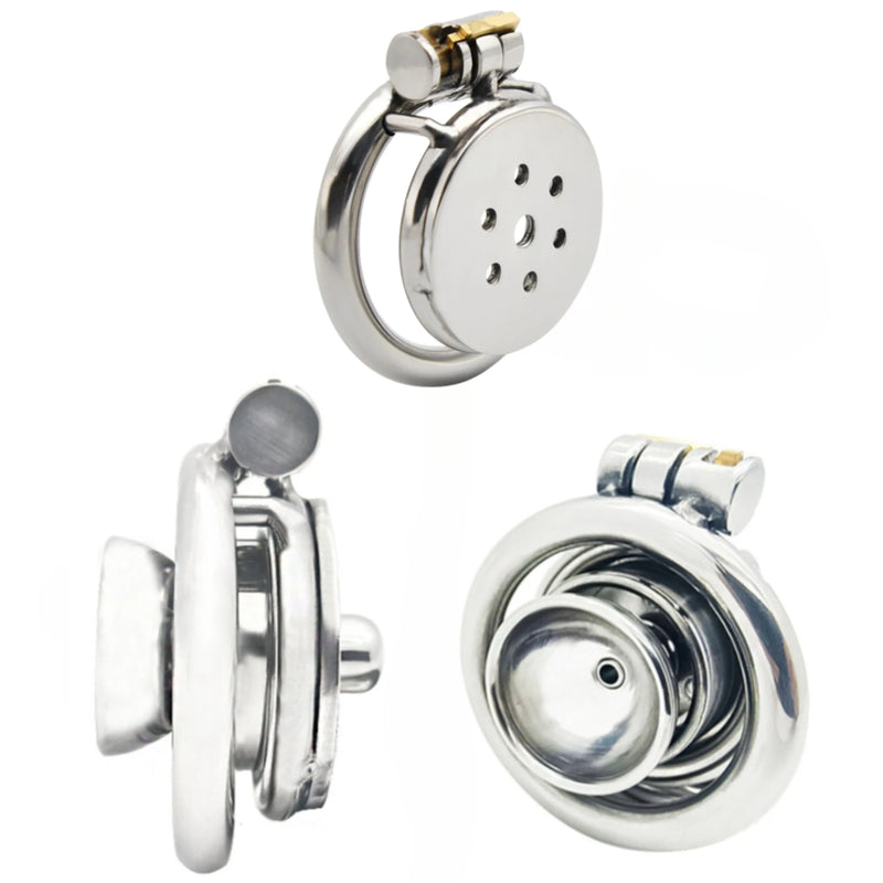 Male Chastity Device with Urethral Sound