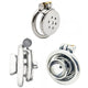 Male Chastity Device with Urethral Sound
