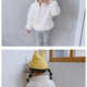 Kids' Solid Color Plush Warm Casual Coat Jacket