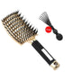 Bristle Exfoliating Hair Brush for Curly Wavy Hair