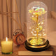 LED Eternal Rose Glass Flower Gift for Women