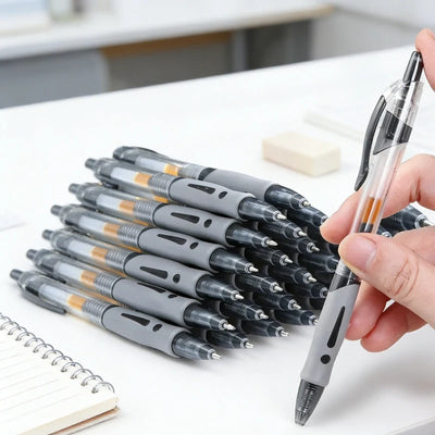 Fine Point Retractable Black Gel Pens 13 to 30-Pack