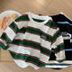 Kids' Striped Long Sleeve Cotton Top Ages 2-7
