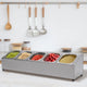 Stainless Steel Countertop Spice Rack and Pan Organizer