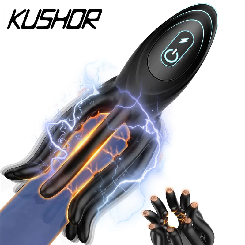 Electric Pulse Glans Stimulator 9 Vibration Modes