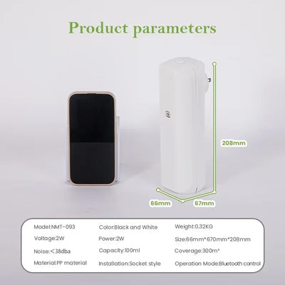 Plug-In Bluetooth Aroma Diffuser Air Freshener 100ml