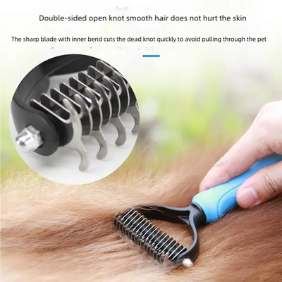 Dog and Cat Grooming Brush for Long Short and Curly Hair