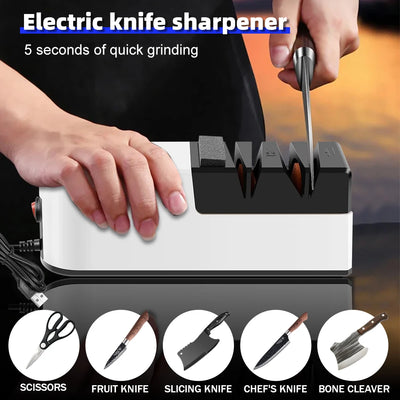 Automatic 4-Stage Electric Knife Sharpener