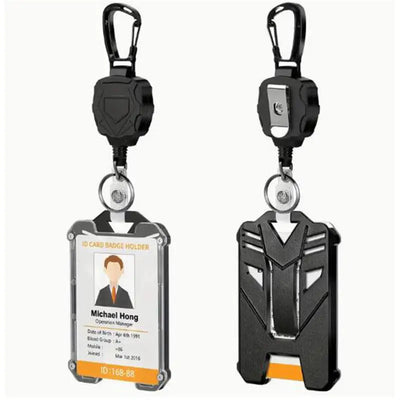 Retractable Badge Reel Clip and ID Holder