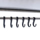 Stainless Steel Wall-Mounted Microwave Oven Shelf Rack