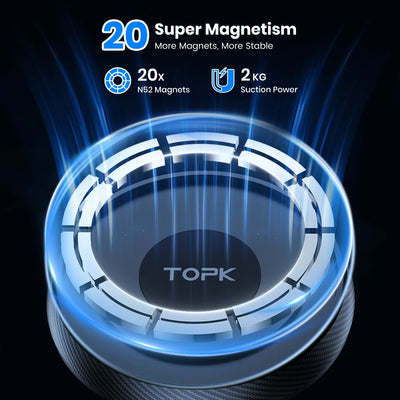 MagSafe Magnetic Car Phone Mount with Adjustable Arm