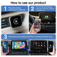 2-in-1 Wireless CarPlay and Android Auto Adapter