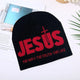 Windproof Letters Knitted Cold Weather Hat Unisex
