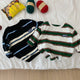 Kids' Striped Long Sleeve Cotton Top Ages 2-7