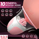 Nipple Sucking Breast Stimulator Vibrator 10 Modes