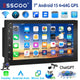 ESSGOO 2-DIN Android 14 Car Stereo with CarPlay and GPS