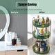 3-Tier Rotating Clear Makeup and Skincare Organizer