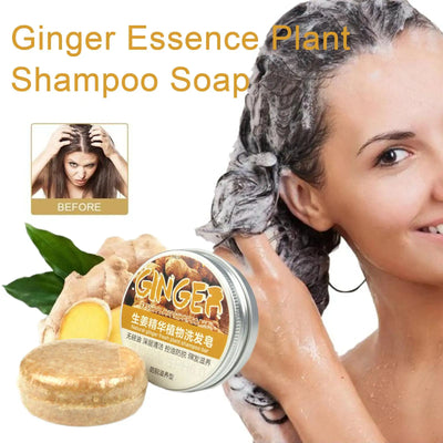 Ginger Polygonum Hair Shampoo Soap Bar