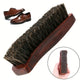 Premium Horsehair Leather Shoe Polishing Brush
