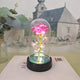 LED Eternal Rose Glass Flower Gift for Women