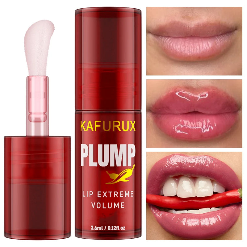 Long-Lasting Lip Plumping Oil Gloss Moisturizer