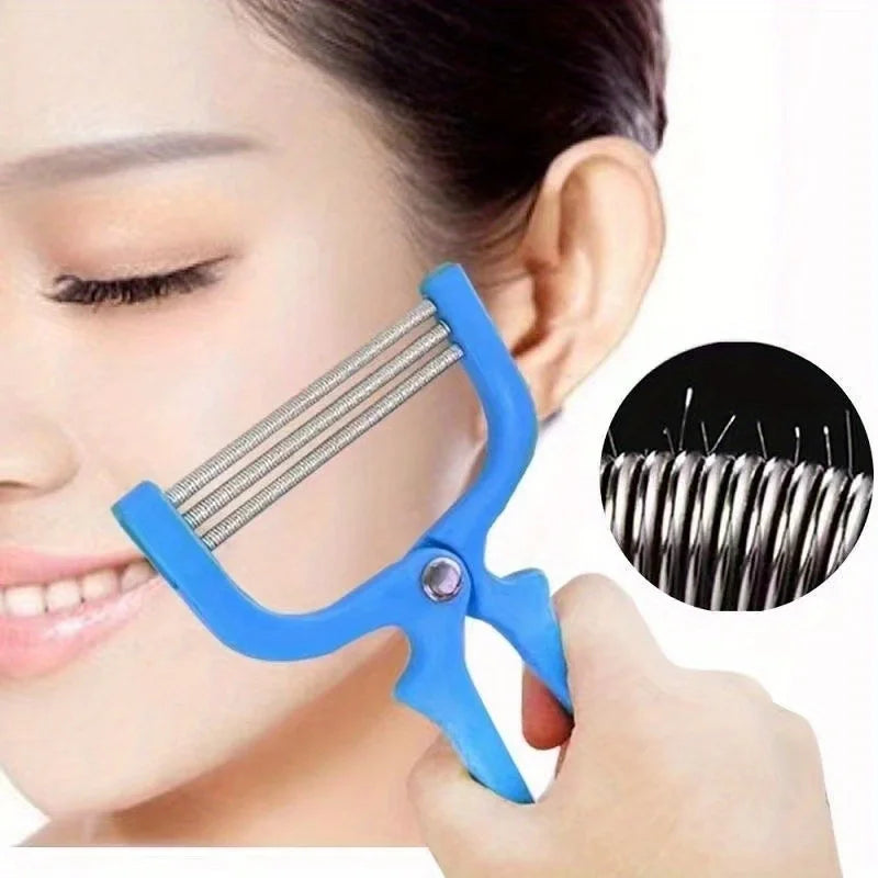 Handheld Facial Hair Removal Spring Epilator
