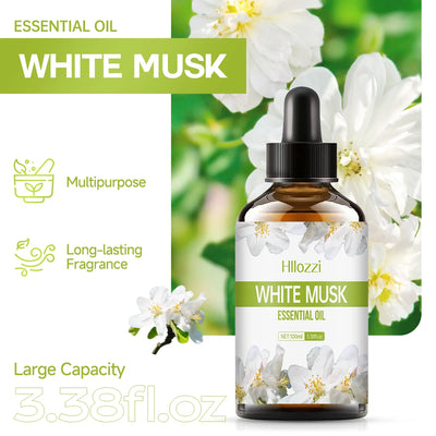 White Musk Essential Oil for Skincare Bath and Diffuser