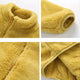 Kids' Solid Color Plush Warm Casual Coat Jacket