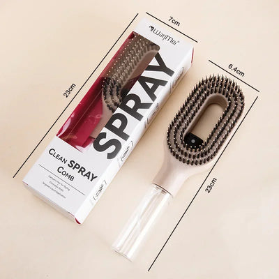 2-in-1 Spray Bottle Detangling Scalp Massage Comb