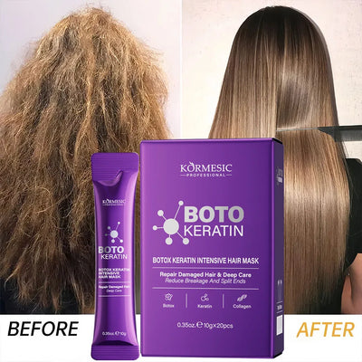 5-Second Keratin Hair Mask for Frizzy Damaged Hair