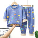 Kids' Warm Velvet Print Pajama Set Ages 1-14