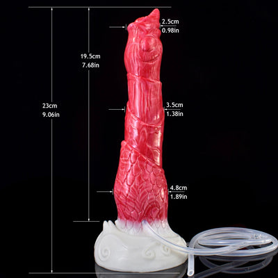 Silicone Squirting G-Spot Dildo with Suction Cup