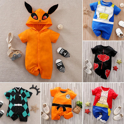 Baby Anime Dragon Cosplay Onesie Jumpsuit 0-18 Months