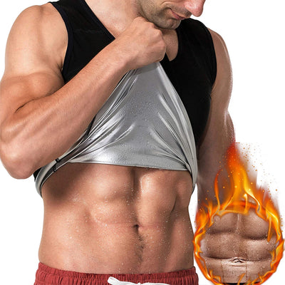 Men's Sauna Sweat Compression Shirt for Weight Loss