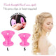 Mushroom Silicone Wave Hair Curlers 10-20 Pack